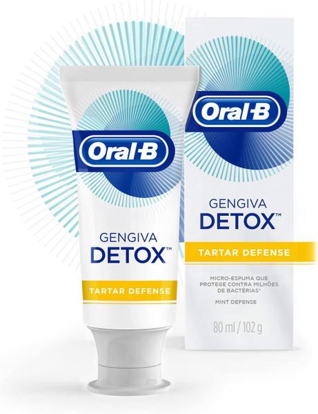 Imagem de Pasta de Dente Oral-B Gengiva Detox Antitártaro 102g