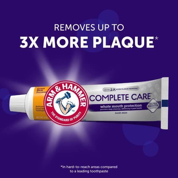 Imagem de Pasta de dentes ARM & HAMMER Complete Care Fluoride Fresh Mint 177mL