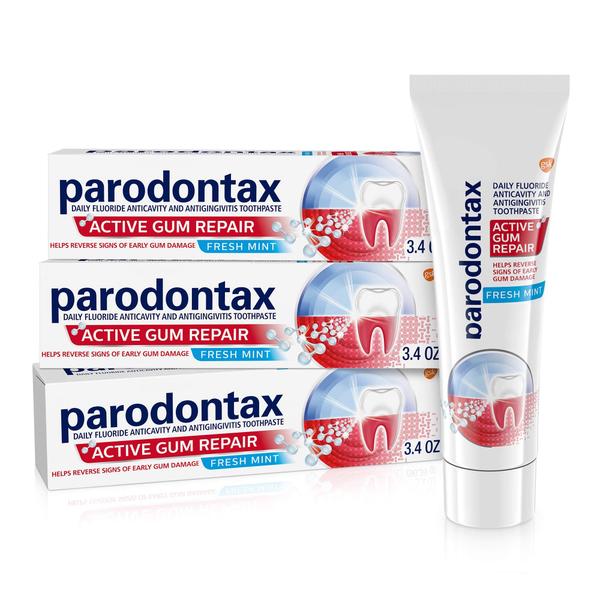 Imagem de Pasta de dentes Parodontax Active Gum Repair 100mL x 3 Fresh Mint