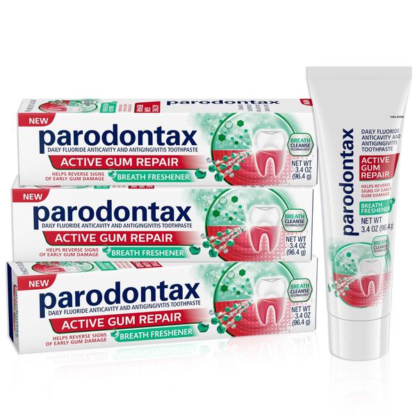 Imagem de Pasta de Dentes Parodontax Active Gum Repair - Kit com 3 Tubos de 100ml