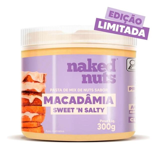 Imagem de Pasta De Mix De Nuts Sabor Macadâmia 300g Naked Nuts