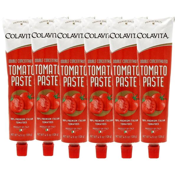 Pasta De Tomate Duplo Colavita Tubo 128G (6 Tubos) Imagem de Pasta De Tomate Duplo Colavita Tubo 128G (6 Tubos)