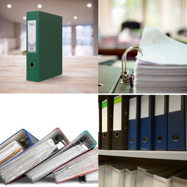 Pasta Fichário AZ Registradora Ofício Largo Verde Kit 4un Ideal para Escritórios Arquivo Organização de Documentos - Frama Imagem de Pasta Fichário AZ Registradora Ofício Largo Verde Kit 4un Ideal para Escritórios Arquivo Organização de Documentos