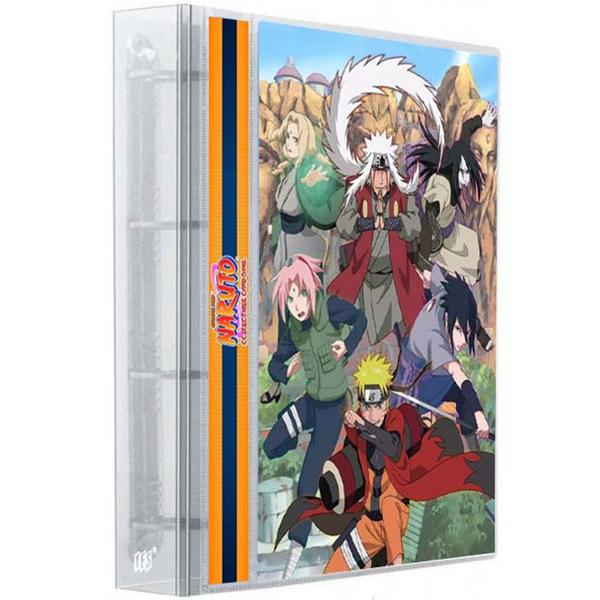 Imagem de Pasta Fichário Carta Cards 4 argolas Naruto Classico Shippuden +10 Folhas