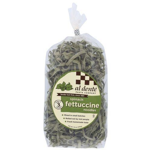 Pasta Fttccne Espinafre Caso de 6 X 12 Oz por Al Dente Imagem de Pasta Fttccne Espinafre Caso de 6 X 12 Oz por Al Dente