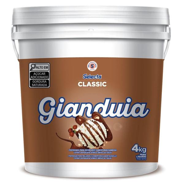 Pasta Gianduia Selecta Classic 4kg Imagem de Pasta Gianduia Selecta Classic 4kg