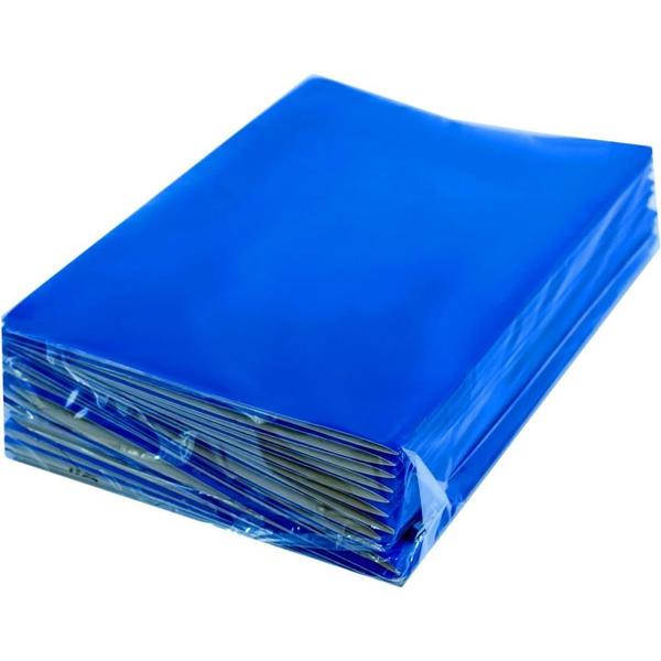 Imagem de Pasta Grampo Trilho Papel Oficio Azul