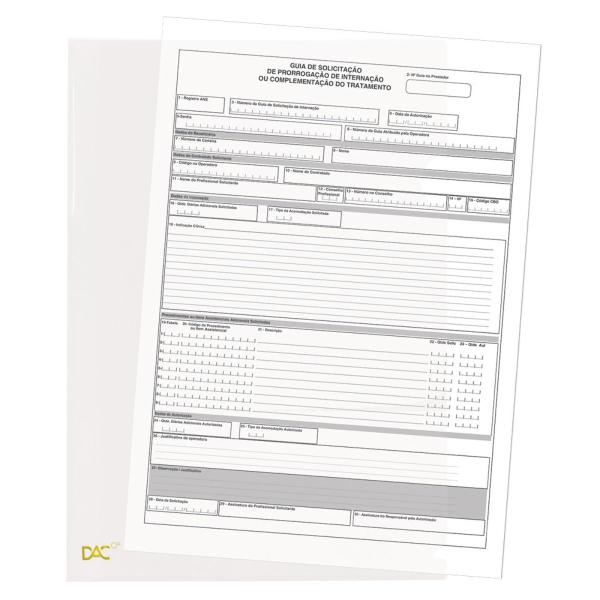 Imagem de Pasta L A4 Dac Transparente com 5un. 