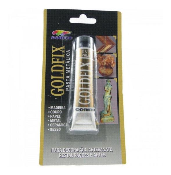 Imagem de Pasta Metalica Goldfix 20ml 244 Ouro Pálido Corfix