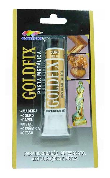 Imagem de Pasta Metalica Goldfix 20ml 246 Ouro Vellho Corfix