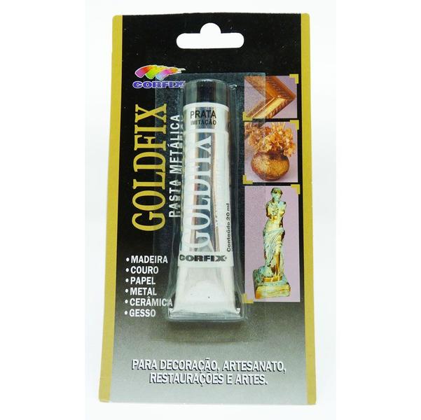 Imagem de Pasta Metálica Goldfix Corfix 20ml Cor Prata 240