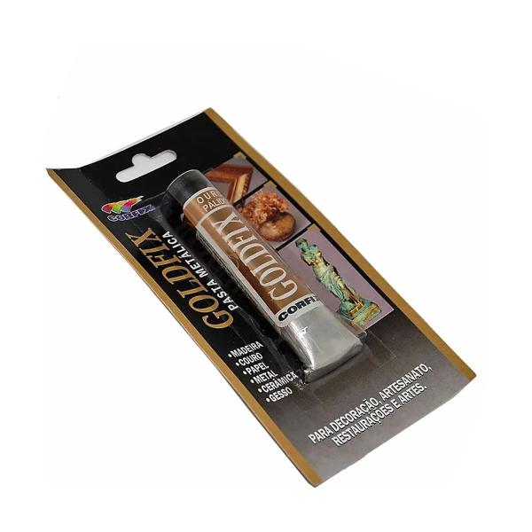 Imagem de Pasta Metalica Goldfix Corfix 244 Ouro Palido 20ml