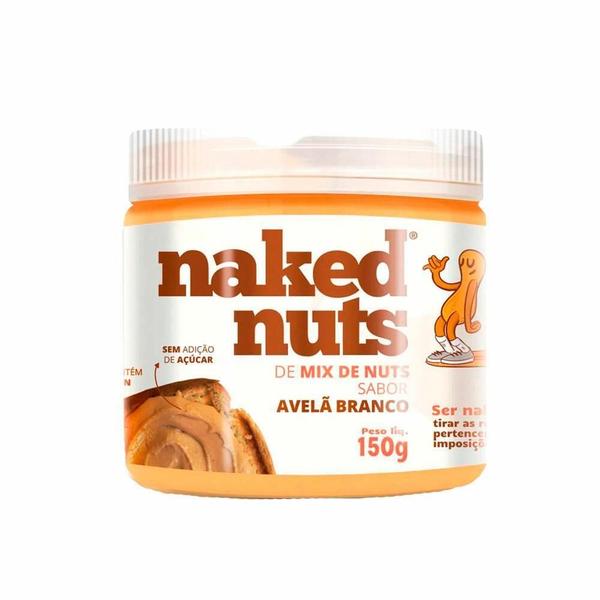 Pasta Mix De Nuts E Avelã Branco Naked Nuts 150G Imagem de Pasta Mix De Nuts E Avelã Branco Naked Nuts 150G