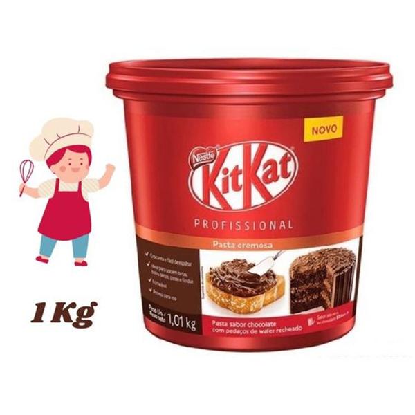 Imagem de Pasta Nestle Profissional Kit Kat Cremosa Creme de Chocolate com Wafer 1,01kg