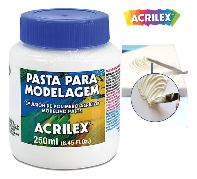 Imagem de Pasta Para Modelagem ACRILEX 500ml - Relevo E Texturas - 13450