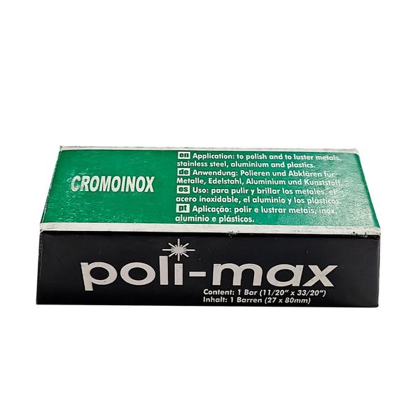 Imagem de Pasta para polir em barra verde Cromoinox V 100 g com 4 unidades - PoliMax