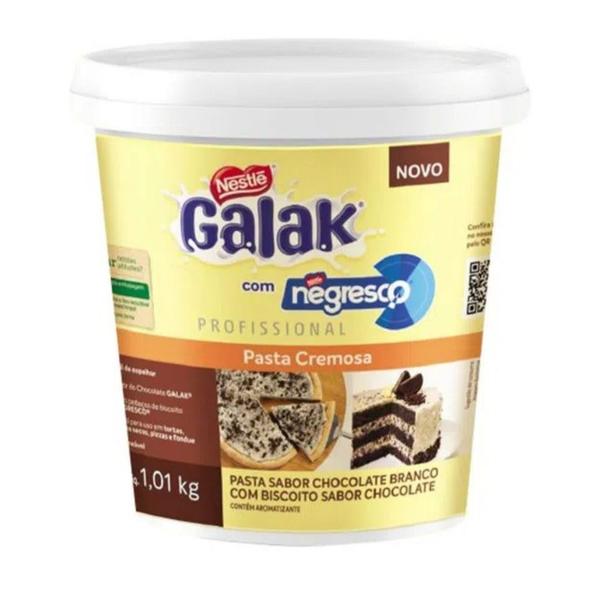 Pasta Sabor Chocolate Branco Com Negresco 1,01kg Nestlé - Nestle Imagem de Pasta Sabor Chocolate Branco Com Negresco 1,01kg Nestlé