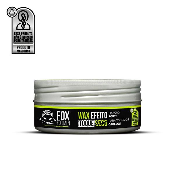 Imagem de Pasta wax efeito seco 120g - fox for men