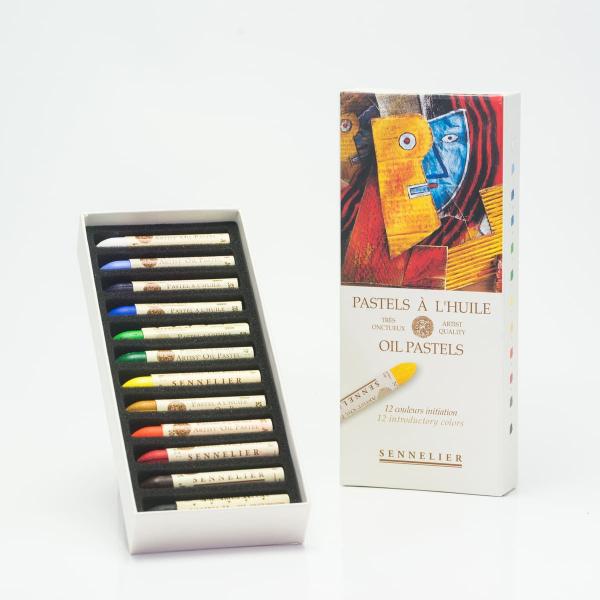 Pastel Oleoso Sennelier 12 Cores Imagem de Pastel Oleoso Sennelier 12 Cores