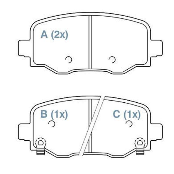 Imagem de Pastilha De Freio Cerâmica Traseiro Jeep Renegade Compass - Willtec Fastpad