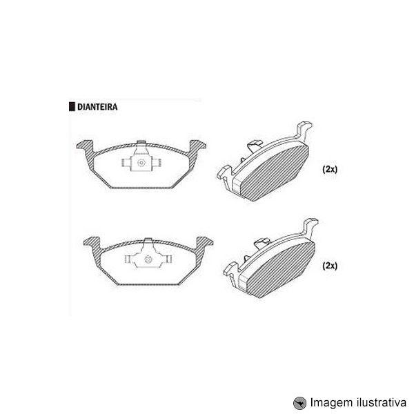 Imagem de Pastilha de Freio Cross Fox 1.6 / Cross Fox Aro 15 2010 / Fox 1.0 / 1.6 10 / Polo 1.6 10 / Golf 1.6 / 2.0 ( Brasil ) 2010 ...