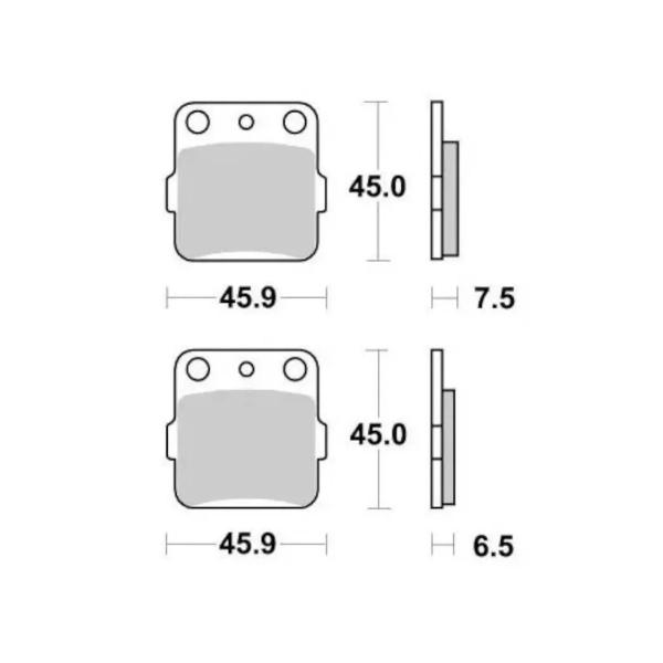 Imagem de Pastilha De Freio Dianteira Fuortrax Trx-300/400/420/450/650