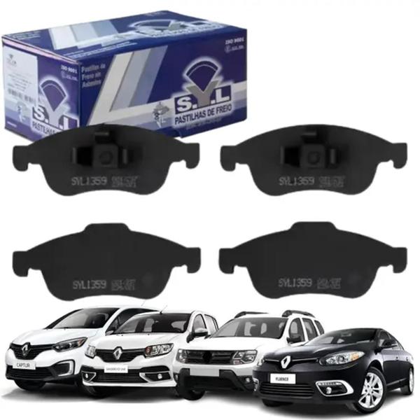 Imagem de Pastilha de Freio Dianteiro Renault Clio Megane Sandero Symbol Twingo SYL 1357