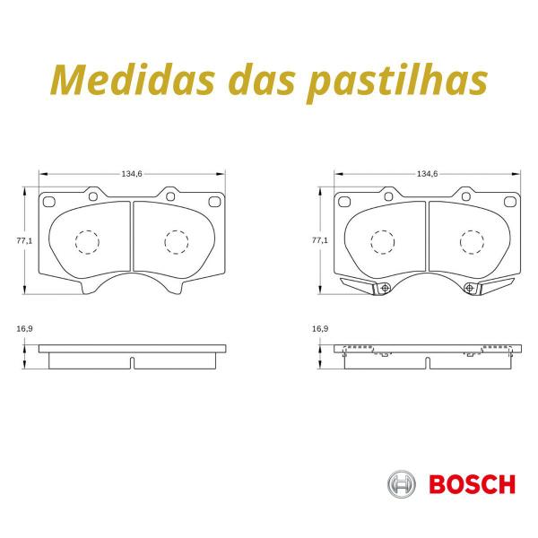 Imagem de Pastilha De Freio Dianteiro Toyota Hilux 4.0 GR-S 2020