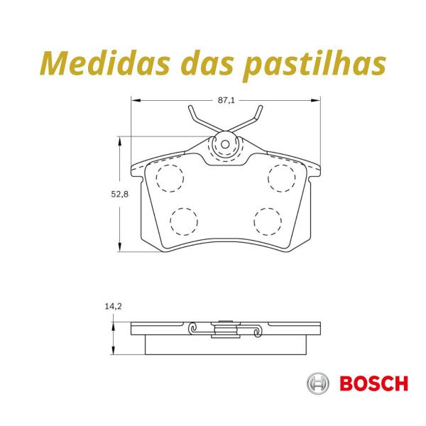 Imagem de Pastilha De Freio Dianteiro Traseiro Citroen C4 2.0 Vtr 2006 2007 2008 2009