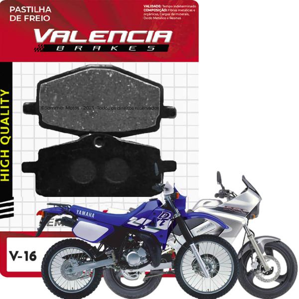 Imagem de Pastilha de Freio Dianteiro Yamaha dt 125 lc / r 1986 Valencia (V16)