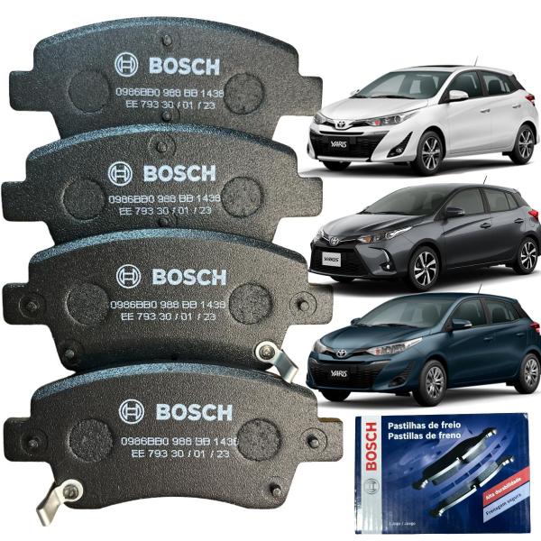 Imagem de Pastilha de Freio Etios 2013 A 2024 Yaris 2018 A 2024 Dianteiro Original Bosch