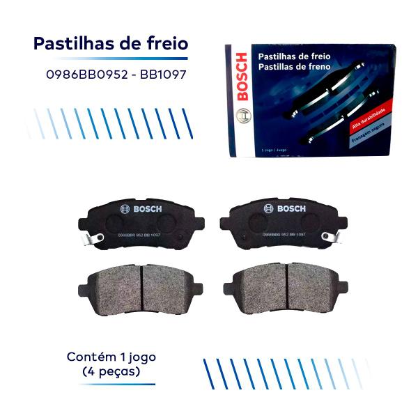 Imagem de Pastilha De Freio Ford Ka 1.0 e 1.5 2014 2015 2016 2017 2018