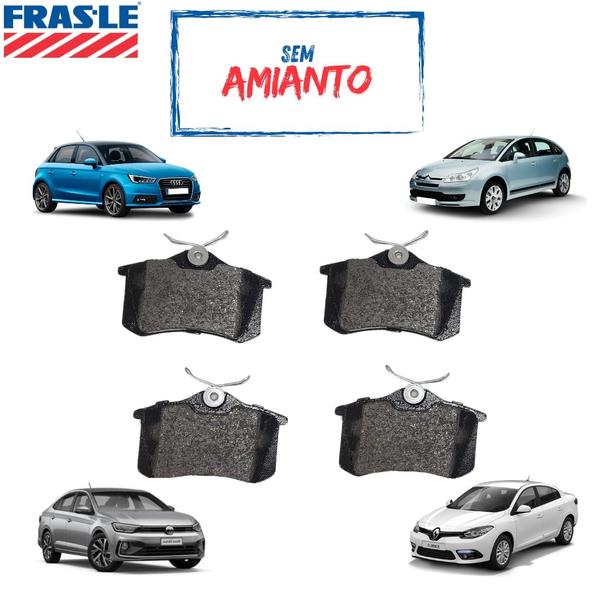 Imagem de Pastilha de Freio Fras-le A4 2.8 30V QUATTRO AUDI V6 2.8L30V V6 2000