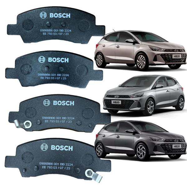 Imagem de Pastilha de Freio Hb20 1.0 Hb20s 1.0 2020 2021 2022 2023 2024 Original Bosch