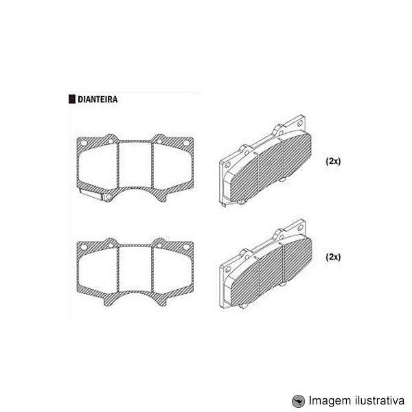 Imagem de Pastilha de Freio Hillux Pick Up Std / Sr A - T / Srv A - T ...