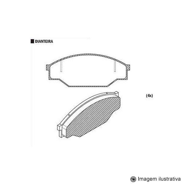 Imagem de Pastilha de Freio Toyota Hilux 1.8 4X2 83 / 94 / Hilux 4X4 94 ...