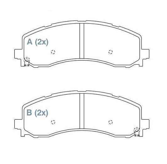 Imagem de Pastilha de Freio traseira DODGE Ram 2500 2020&gt Ram 3500 2020&gt