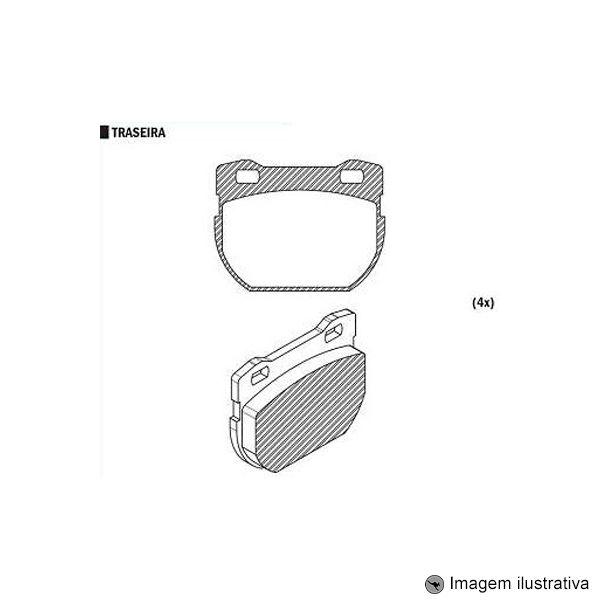 Imagem de Pastilha de Freio traseira Land Rover Defender 90 / 110 / 130 93 / 00 / Land Rover Defender 2.5Tdi 85 / ...