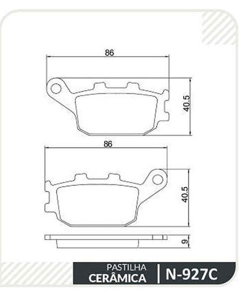 Imagem de Pastilha de Freio Traseira Mt 07 Mt 09 Xj6 R1 Fz6 Cerâmica Racing Extreme