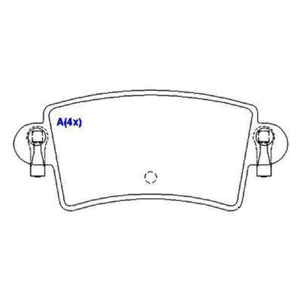 Imagem de Pastilha de Freio Traseiro Master 2002 a 2013 Syl 1351