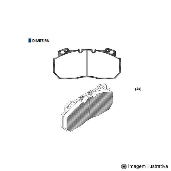 Imagem de Pastilha de Freio Volvo B10 1995 / B12L 1995 / B10 L1993 / Renault Ae Series / Magnum 1992 / 2000