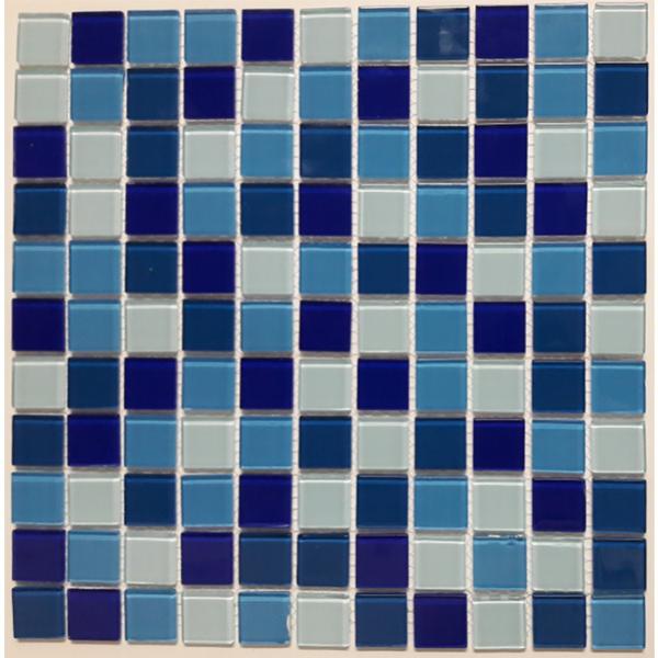 Imagem de Pastilha de Vidro Cristal Mix Glass Mosaic 30cmx30cm (Placas)