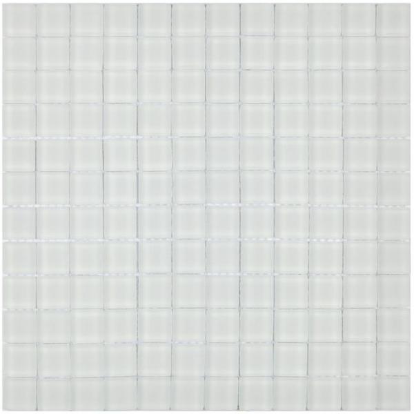 Imagem de PASTILHA DE VIDRO LISA IC10 - ICE GELO LISA 30x30cm