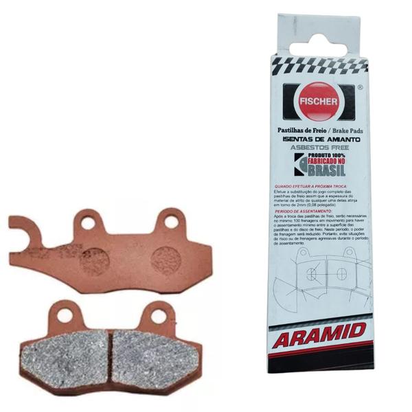 Imagem de Pastilha Fischer Aramid Dianteira Cbr R 300 Cbx Twister 250