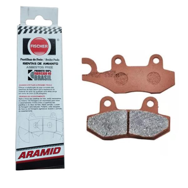 Imagem de Pastilha Fischer Aramid Dianteira Cbr R 300 Cbx Twister 250