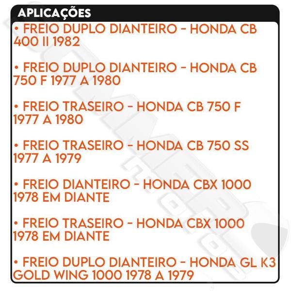 Imagem de Pastilha Freio Diant Cb 400 Ii 82/ Cb750F/ Cbx1000 Fischer