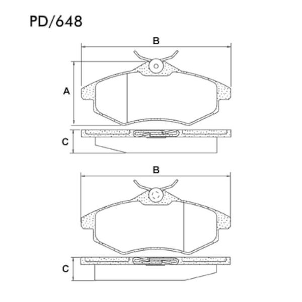 Imagem de Pastilha Freio Dianteira C2, C3