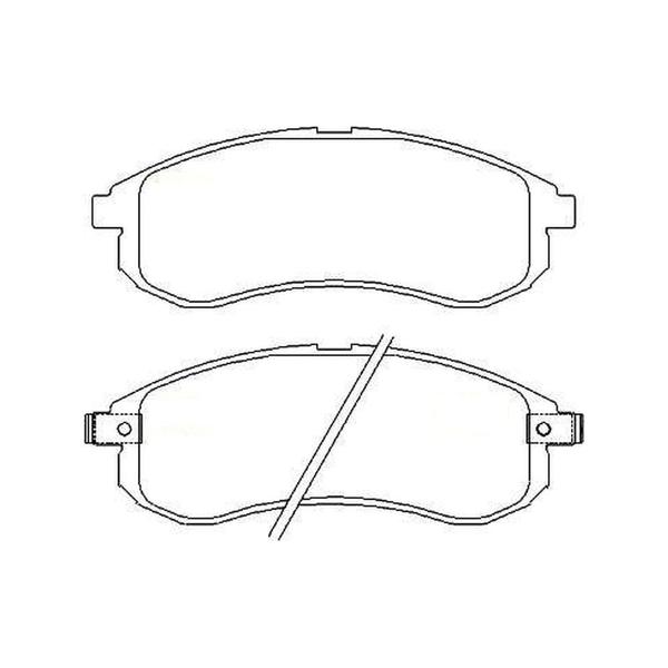 Imagem de Pastilha Freio Dianteira Compativel L200 2002 Syl S1317