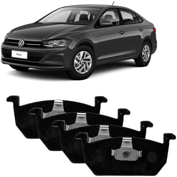 Pastilha Freio Dianteira Vw Virtus 1.0 2017 a 2022 Frasle Imagem de Pastilha Freio Dianteira Vw Virtus 1.0 2017 a 2022 Frasle