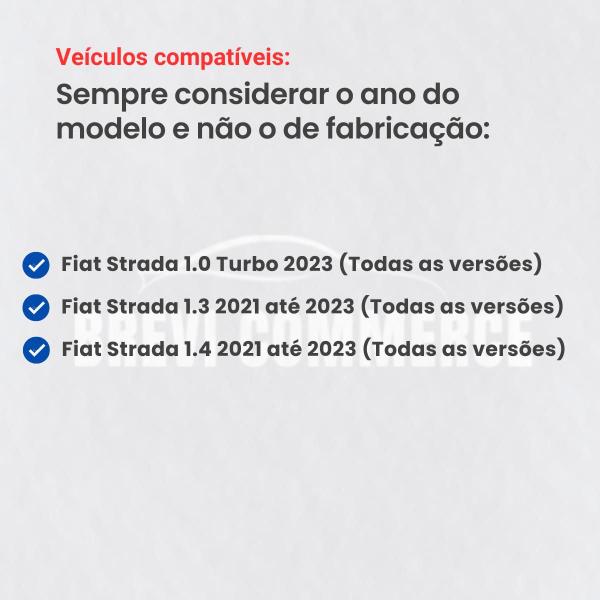 Imagem de Pastilha Freio Dianteiro Fiat Strada 1.3 2021 2022 2023 2024